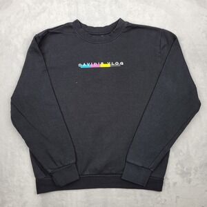 Davids Vlog Sweater Mens Extra Large Sweatshirt Basic Pullover Crewneck Adult XL